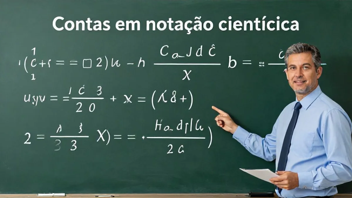 Adição e Subtração em Notação Científica Fácil