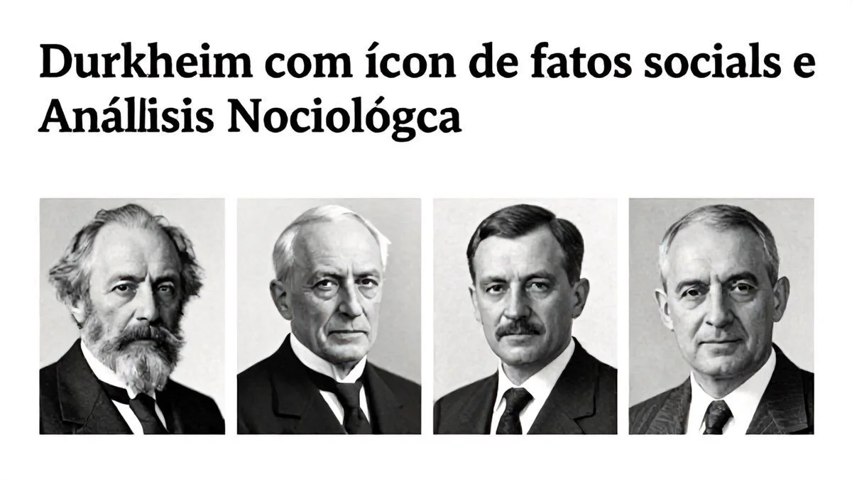 Método Sociológico de Durkheim: Entenda a Teoria